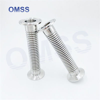 KF16 Acciaio inossidabile KF Vaso flessibile con flange ISO KF CF