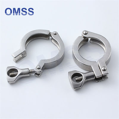 SS304 Single Pin Clamp Sanitary Food Grade Stainless Steel Hinge Tri Clamp 1.5&quot; 2&quot; 3&quot; Fabbrica cinese