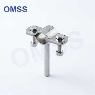 Fittings sanitari Tri Clover SS304 tubi in acciaio inossidabile supporto sanitario per tubi clip hanger