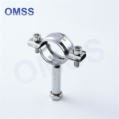 Fittings sanitari Tri Clover SS304 tubi in acciaio inossidabile supporto sanitario per tubi clip hanger
