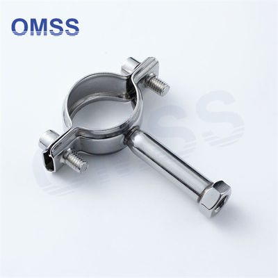 Fittings sanitari Tri Clover SS304 tubi in acciaio inossidabile supporto sanitario per tubi clip hanger