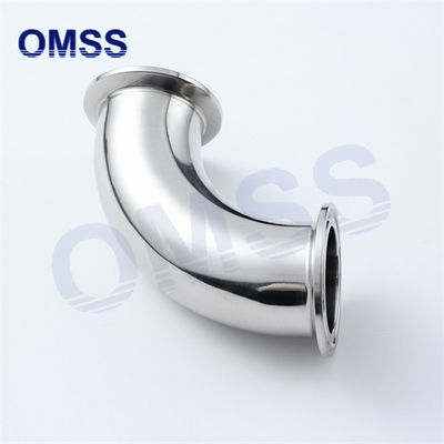 2CMP Sanitario tubo in acciaio inossidabile Fitting 90° Tri Clamp Hose gomito 90°