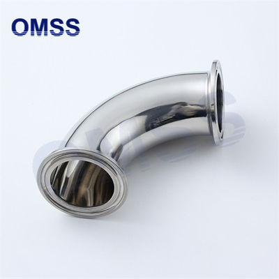 2CMP Sanitario tubo in acciaio inossidabile Fitting 90° Tri Clamp Hose gomito 90°