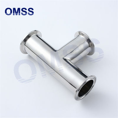 Fittings per tubi sanitari in acciaio inossidabile da 7MP Tri Clamp Equal Tee