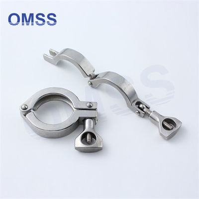 3A SS304 1.5&quot; Sanitario Acciaio inossidabile Pipe Fittings Heavy Duty Single Pin Clamp