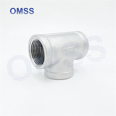 Fittings sanitari per tubi avvitati 304 1 1/2&quot; in acciaio inossidabile BSP NPT Tee femminile