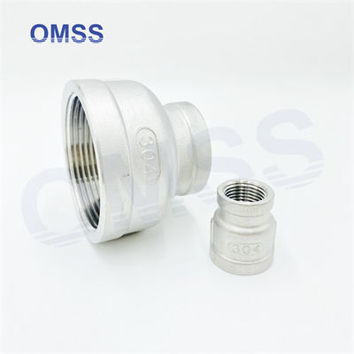 NPT BSP Fittings di tubi avvitati in acciaio inossidabile 304 Femminile 4 &quot;x1&quot; presa riducente