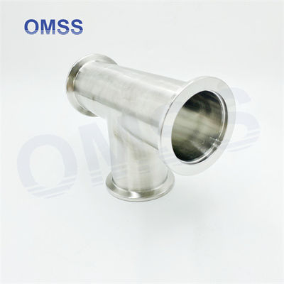 KF 25 Fittings per vuoto in acciaio inossidabile KF Tees Fittings per flange a vuoto